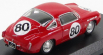 Najlepší model Fiat Abarth 1000 Coupe Zagato N 80 Winner Sebring 1961 Glertz - Liess 1:43 Red