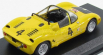 Najlepší model Fiat Abarth 1000sp Spider N 4 Bassano-montegrappa 1970 M.baldo 1:43 Yellow Black