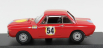 Najlepší model Lancia Fulvia Coupe 1.3 Hf N 54 3. Coppa Delle Alpi 1968 Trautmann - Trautmann 1:43 Červená