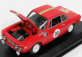 Najlepší model Lancia Fulvia Hf 1.3 Coupe N 36 Winner Rally Sanremo 1966 Cella - Lombardini 1:43 Red