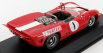 Najlepší model Lola T70 Mkii Spider N 1 Winner Brands Hatch Guard Trophy 1966 J.surtees 1:43 červená biela