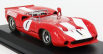 Najlepší model Lola T70 Mkii Spider N 1 Winner Brands Hatch Guard Trophy 1966 J.surtees 1:43 červená biela