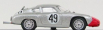 Najlepší model Porsche 1600gs Abarth N 49 Sebring 1962 Strle - Hahnl 1:43 Silver Red