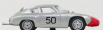 Najlepší model Porsche 1600gs Abarth N 50 Targa Florio 1962 Strale - Hahnl 1:43 Silver Red