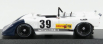 Najlepší model Porsche 908/02 Spider Flunder N 39 Interseries Norisring 1970 Niki Lauda 1:43 Biela modrá