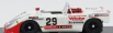 Najlepší model Porsche 908/2 Flunder Team Wicky Racing N 29 24h Le Mans 1971 A.wicky - M.c.olivar 1:43 Biela Červená