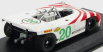 Najlepší model Porsche 908/3 N 20 Targa Florio 1970 Elford - Herrmann 1:43 Bielo-červená