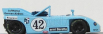 Najlepší model Porsche 908/3 N 42 Watkins Glen 1972 Joest - Casoni 1:43 Light Blue Yellow