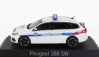 Norev Peugeot 308 Sw Station Wagon Police Municipale 2018 1:43 Biela