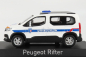 Norev Peugeot Rifter Police Municipale 2019 1:43 Biela modrá červená žltá