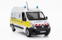 Norev Renault Master Van Samu De Lyon Ambulance 2014 1:43 Bielo-žltá