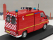 Odeon Renault Master T30d Van Vsr Bemaex Sapeurs Pompiers 1981 1:43 červená