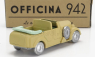 Officina-942 Alfa romeo 6c 2500 cm Torpédo Cabriolet Otvorený 1942 1:76 Vojenský piesok