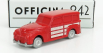 Officina-942 Fiat 1100 Bl Giardinetta Metallica Carrozzeria Monterosa 1958 1:76 Červená slonovina