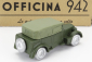 Officina-942 Fiat 1100 Militare Cabriolet uzavretý 1939 1:76 vojenská zelená