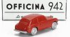 Officina-942 Fiat 1100b Berlin Carrozzeria Vignale 1948 1:76 Červená