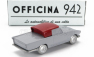 Officina-942 Fiat 1200 Coupe Carrozzeria Ghia 1958 1:76 sivá červená