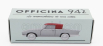 Officina-942 Fiat 1200 Coupe Carrozzeria Ghia 1958 1:76 sivá červená