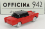 Officina-942 Fiat 1200 Coupe Carrozzeria Scionieri 1958 1:76 červená čierna