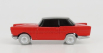 Officina-942 Fiat 1200 Coupe Carrozzeria Scionieri 1958 1:76 červená čierna