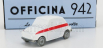 Officina-942 Fiat 500 Sport 1958 1:76 bielo-červená