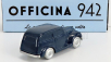 Officina-942 Fiat 500c Belvedere 1951 1:76 Modrá