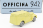 Officina-942 Fiat 500c Van Furgoncino 1949 1:76 Žltá