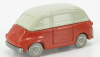 Officina-942 Fiat 600 Multipla 1956 1:76 Červená krémová