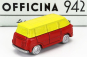 Officina-942 Fiat 600m Van Furgoncino Coriasco 1956 1:76 Červeno-žltá