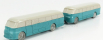 Officina-942 Fiat 666rn Bus Con Rimorchio Viberti Parigi 1946 1:76 Svetlo modrá sivá