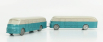 Officina-942 Fiat 666rn Bus Con Rimorchio Viberti Parigi 1946 1:76 Svetlo modrá sivá