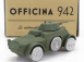 Officina-942 Fiat Ansaldo Tank Ab43 Autoblindo 1943 1:76 Vojenská zelená