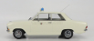 Opel Kadett B Police 1972 v mierke 1:18 biely