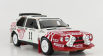 Otto-mobile Lancia Delta S4 Team Roncaglia Opr (nočná verzia) N 11 Rally Olympus 1986 P.alessandrini - A.alessandrini 1:18 Biela červená