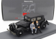 Rio-models Alfa romeo 1750 6c s figúrkami Gabriele D'annunzio a Tazio Nuvolari 1932 1:43 čierna