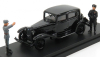 Rio-models Alfa romeo 6c 1750 - Mussoliniho osobný automobil - Visita A Predappio Casa Natale - 1930 - S figúrkami - Exkluzívna Carmodel 1:43 Black