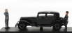 Rio-models Alfa romeo 6c 1750 - Mussoliniho osobný automobil - Visita A Predappio Casa Natale - 1930 - S figúrkami - Exkluzívna Carmodel 1:43 Black