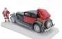 Rio-models Bugatti Type 41 Royale Weymann 1929 - Vianočná edícia 2023 - Con Babbo Natale - S figúrkou Santa Clausa 1:43 Biela čierna červená