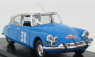 Rio-models Citroen Ds21 N 32 Winner Rally Montecarlo (dames) 1966 Poinetet - Fougeray 1:43 Bluette White