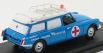 Rio-models Citroen Id19 Break Croix Rouge 1958 - Ambulancia 1:43 Bluette White