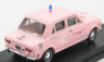 Rio-models Fiat 128 4 Door - 4 Porte Croce Rosa Celeste Servizio Medico Pediatrico 1971 1:43 Ružová