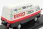 Rio-models Fiat 238 Van Tetto Alto 1970 - Assistenza Rally Pirelli Lancia 1:43 Biela čierna červená