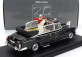 Rio-models Mercedes Benz 300d Limousine Semiconvertible 1960 - S postavičkou vodiča a pápeža - Papa Giovanni Xxiii 1:43 Black