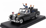 Rio-models Mercedes benz 300d (w189) Cabriolet otvorený 1963 s Konradom Adenauerom a Johnom Fitzgeraldom Kennedym Figúrky 1:43 čierna