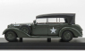 Rio-models Mercedes benz 770w Cabriolet Closed U.s.a. Army 1945 1:43 Vojenská zelená čierna