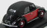 Rio-models Volkswagen Beetle Cabriolet Uzavretý Karmann 1949 1:43 Červená čierna