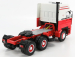 Road-kings DAF 3600 Space Cab Tractor Truck 3-assi 1986 1:18 červená biela