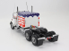 Road-kings Kenworth W900 Tractor Truck Stars & Stripes Livery 3-assi 1989 1:18 Biela modrá červená