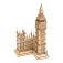 RoboTime Drevené 3D puzzle Hodinová veža Big Ben Shining