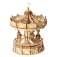 RoboTime drevené 3D puzzle Merry go round